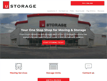 Tablet Screenshot of myustorage.com